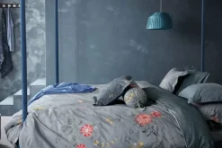 Pip Studio Sierkussens<Vierkant Sierkussen Fleur Grandeur Blauw