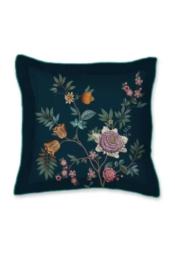 Pip Studio Kussens<Vierkant Sierkussen Il Paradiso Donkerblauw