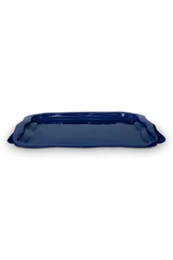 Pip Studio Decoratie Schalen<Vierkante Schaal Geemailleerd Blauw