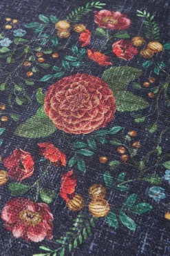 Pip Studio Rechthoekige Vloerkleden<Vloerkleed Fall In Leaf By Pip Donkerblauw