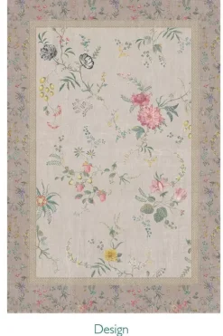 Pip Studio Rechthoekige Vloerkleden<Vloerkleed Fleur Grandeur By Pip Khaki