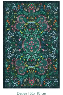 Pip Studio Rechthoekige Vloerkleden<Vloerkleed Jungle Animals By Pip Blauw