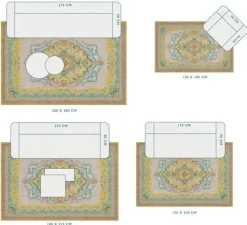 Pip Studio Rechthoekige Vloerkleden<Vloerkleed Majorelle By Pip Geel