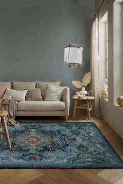 Pip Studio Rechthoekige Vloerkleden<Vloerkleed Moon Delight By Pip Donker Blauw