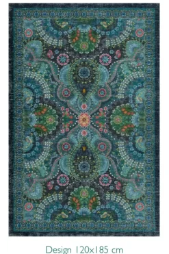 Pip Studio Rechthoekige Vloerkleden<Vloerkleed Moon Delight By Pip Donker Blauw