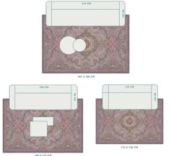 Pip Studio Rechthoekige Vloerkleden<Vloerkleed Moon Delight By Pip Lila Paars