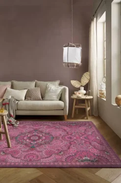 Pip Studio Rechthoekige Vloerkleden<Vloerkleed Moon Delight By Pip Donker Roze