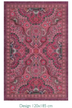 Pip Studio Rechthoekige Vloerkleden<Vloerkleed Moon Delight By Pip Donker Roze