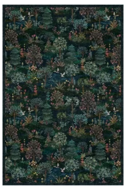 Pip Studio Rechthoekige Vloerkleden<Vloerkleed Pip Garden By Pip Donkerblauw