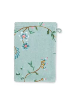 Pip Studio Washandjes<Washandje Set/3 Les Fleurs 16X22 Cm Blauw