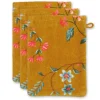 Pip Studio Washandjes<Washandje Set/3 Les Fleurs 16X22 Cm Geel