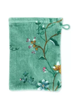 Pip Studio Washandjes<Washandje Set/3 Les Fleurs 16X22 Cm Groen