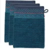 Pip Studio Washandjes<Washandje Set/3 Soft Zellige Donker 16X22 Cm Blauw