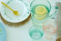 Pip Studio Waterglazen<Water Glas Gedraaid Blauw