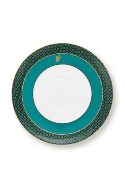 Pip Studio Kop/Schotel<Winter Wonderland Cappuccino Kop & Schotel Groen