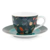 Pip Studio Espresso Kopjes<Winter Wonderland Espresso Kop & Schotel Donkerblauw