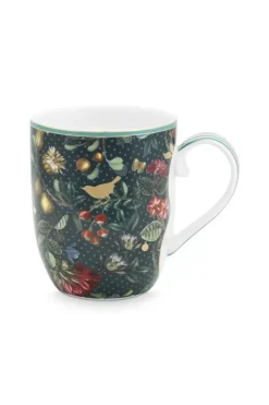 Pip Studio Koffiemokken<Winter Wonderland Mok Klein Donkerblauw