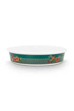 Pip Studio Serveerschalen<Winter Wonderland Serveerschaal Rond Groen