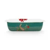Pip Studio Ovenschalen<Winter Wonderland Serveerschaal Rechthoekig Groot Groen