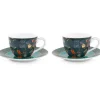Pip Studio Kop/Schotel<Winter Wonderland Set/2 Espresso Kop & Schotel Donkerblauw