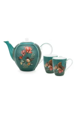 Pip Studio Sets Porseleinen Sets<Winter Wonderland Thee Set/3 Groen
